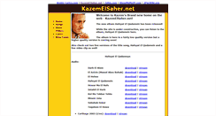 Desktop Screenshot of kazemelsaher.net