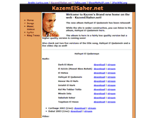 Tablet Screenshot of kazemelsaher.net
